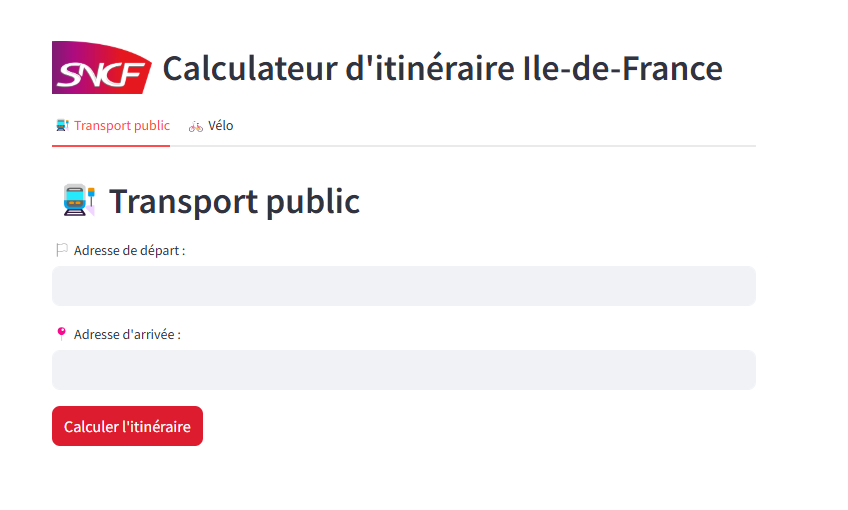 Application Sncf
